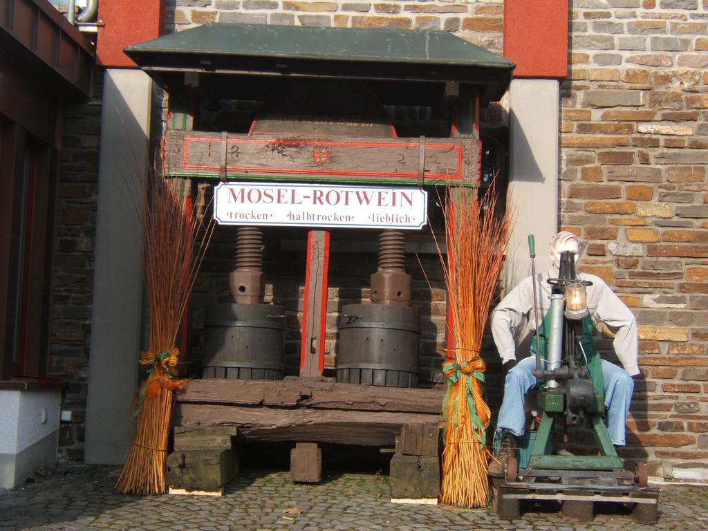 Wein- Und Gaestehaus St. Aldegundishof Sankt Aldegund Esterno foto